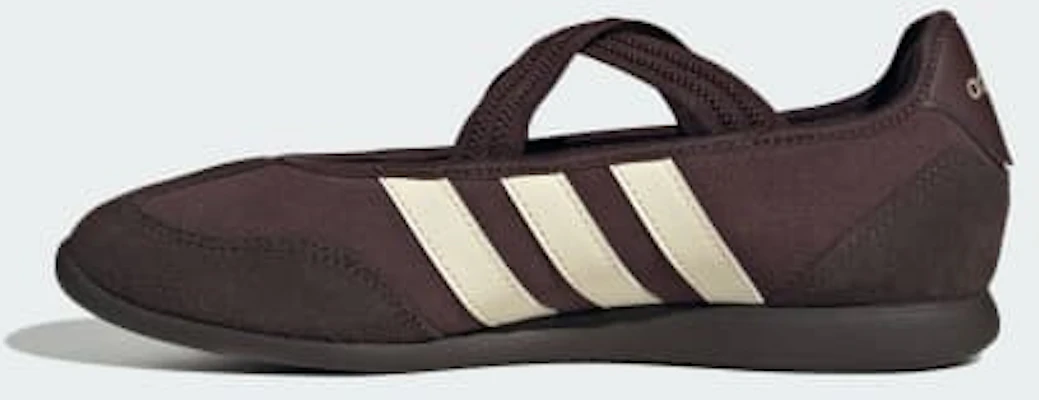 (W) adidas Barreda Mary Jane Flats Coklat/Cream Putih/Kopi Aurora KJ2255 Details for (W) adidas Barreda Mary Jane Flats Coklat/Cream Putih/Kopi Aurora KJ2255