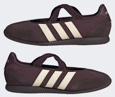 Sizing (W) adidas Barreda 瑪莉珍平底鞋/芭蕾舞鞋 棕影/奶白/極光咖啡 KJ2255