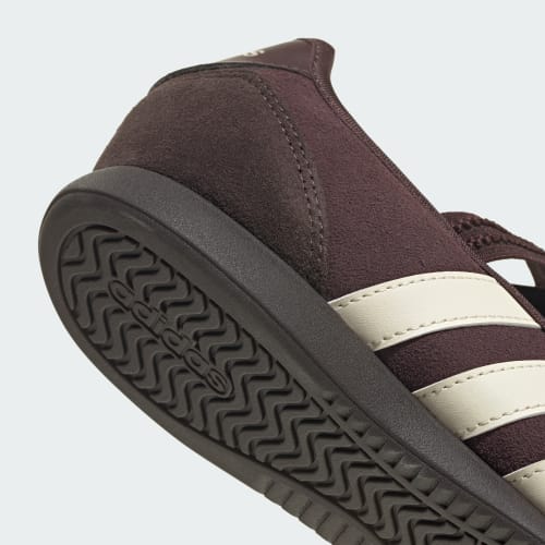 Cheap (W) adidas Barreda Mary Jane Flats Coklat/Cream Putih/Kopi Aurora KJ2255