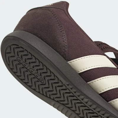 (W) adidas Barreda Mary Jane Flats Coklat/Cream Putih/Kopi Aurora KJ2255 Cheap (W) adidas Barreda Mary Jane Flats Coklat/Cream Putih/Kopi Aurora KJ2255