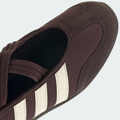 (W) adidas Barreda Mary Jane Flats Coklat/Cream Putih/Kopi Aurora KJ2255 1