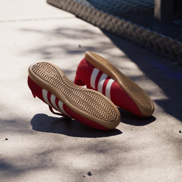 Shop (W) adidas BARREDA Mary Jane Kasut Merah/B putih/Gum HQ7398