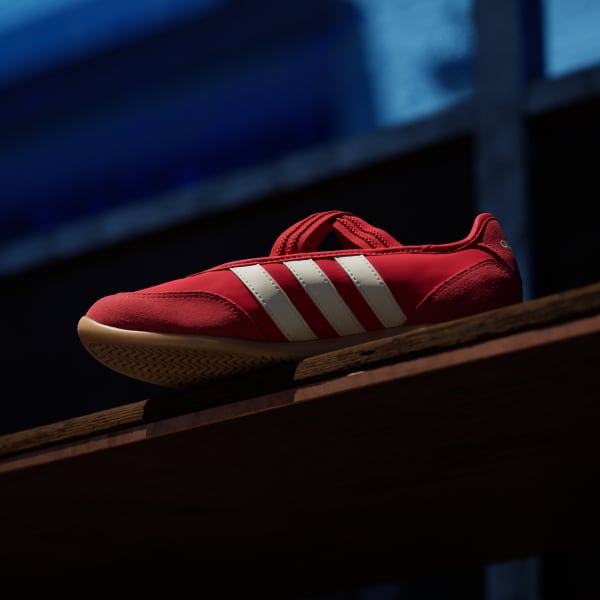 Sizing (W) adidas BARREDA Mary Jane Kasut Merah/B putih/Gum HQ7398