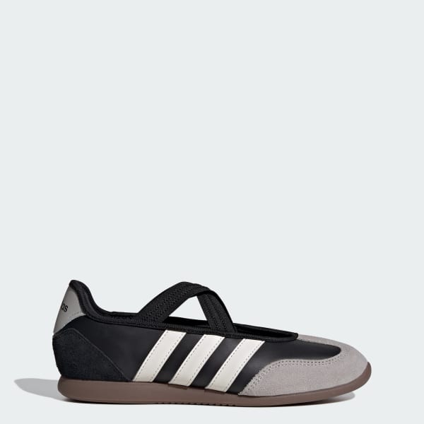 (Women) Adidas Barreda Mary Jane Shoes Core Black/Core White/Gum HQ7401