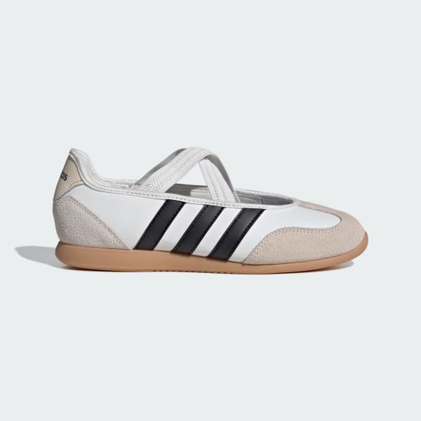 (Women) Adidas Barreda Mary Jane Shoes Core White/Core Black/Gum JQ2127