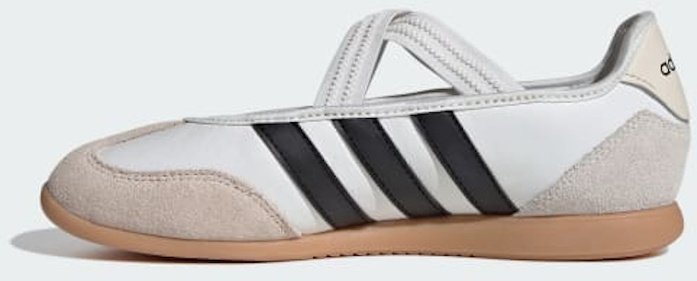 (W) Adidas Barreda Mary Jane Kasut Putih/Hitam Inti/Gum JQ2127 Details for (W) Adidas Barreda Mary Jane Kasut Putih/Hitam Inti/Gum JQ2127