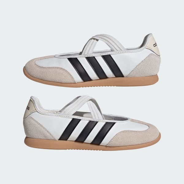 Sizing (W) Adidas Barreda Mary Jane Kasut Putih/Hitam Inti/Gum JQ2127