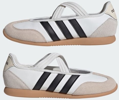 (W) Adidas Barreda Mary Jane Kasut Putih/Hitam Inti/Gum JQ2127 Sizing (W) Adidas Barreda Mary Jane Kasut Putih/Hitam Inti/Gum JQ2127