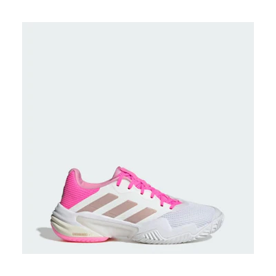 (W) Adidas Barricade 13 Cloud White/Ash Pearl/Lucid Pink
