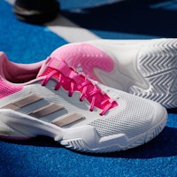 (W) Adidas Barricade 13 白雲白/珍珠灰/清晰粉 JP9842 3