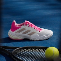 (W) Adidas Barricade 13 白雲白/珍珠灰/清晰粉 JP9842 Lookbook (W) Adidas Barricade 13 白雲白/珍珠灰/清晰粉 JP9842