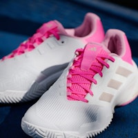 (W) Adidas Barricade 13 白雲白/珍珠灰/清晰粉 JP9842 2