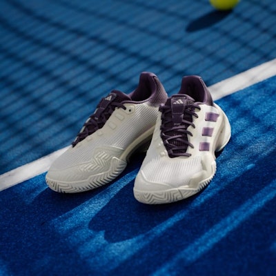 (Women) Adidas Barricade 13 Core White/Powder Plum/Aurora Plum JR7814 Purchase (Women) Adidas Barricade 13 Core White/Powder Plum/Aurora Plum JR7814
