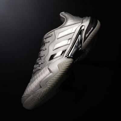 (Women) Adidas Barricade 13 Silver Edition Sneakers Silver Metallic/Silver Metallic/Dash Grey JR4223 4