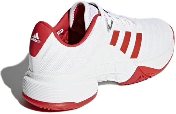 (Women) adidas Barricade 2018 'White Red' CQ1726 Shop (Women) adidas Barricade 2018 'White Red' CQ1726