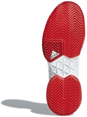 (Women) adidas Barricade 2018 'White Red' CQ1726 Details for (Women) adidas Barricade 2018 'White Red' CQ1726