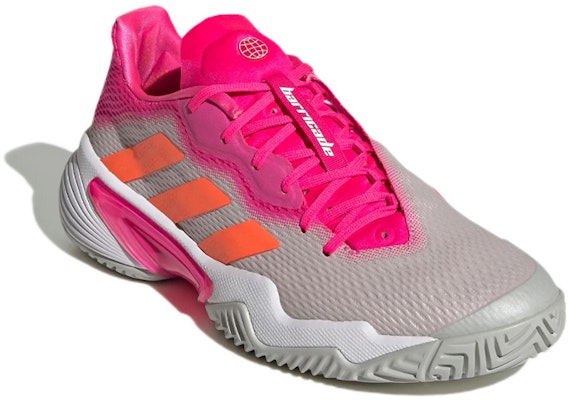(Women) adidas Barricade 'Grey Team Shock Pink' HR2036 Lookbook (Women) adidas Barricade 'Grey Team Shock Pink' HR2036