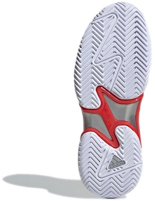 (W) adidas Barricade 'Putih Perak Merah Metalik' GW5034 Details for (W) adidas Barricade 'Putih Perak Merah Metalik' GW5034