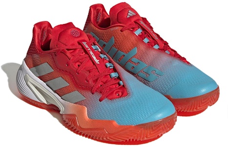 adidas Barricade 防滑耐磨 低筒 網球鞋 女款 紅銀 Lookbook adidas Barricade 防滑耐磨 低筒 網球鞋 女款 紅銀