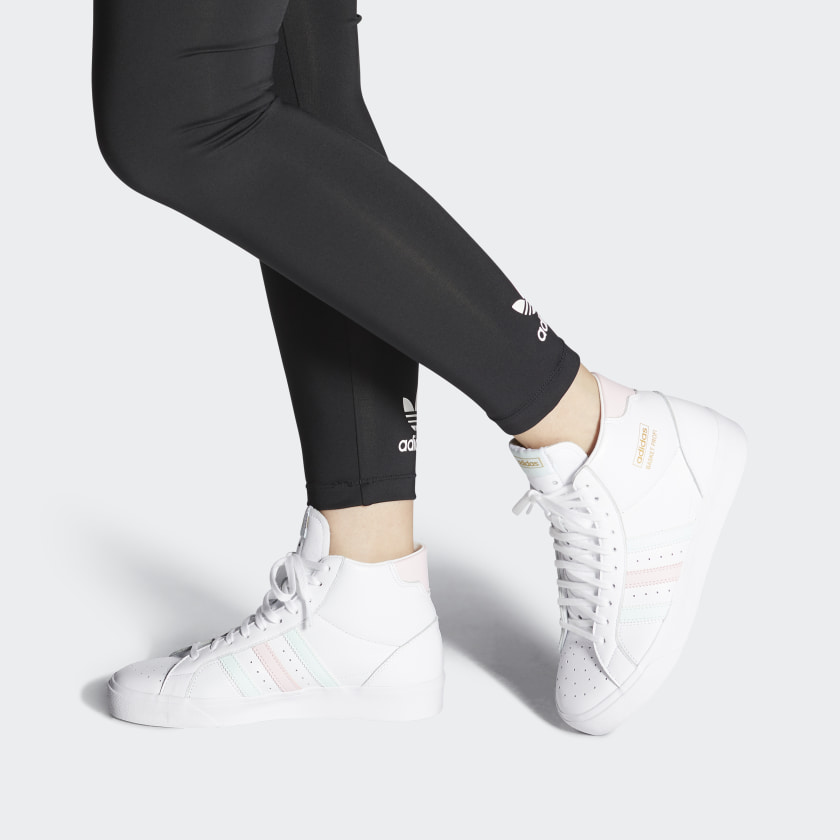 Sizing (W) 아디다스 바스켓 프로피 '대시 그린 핑크' FW4515