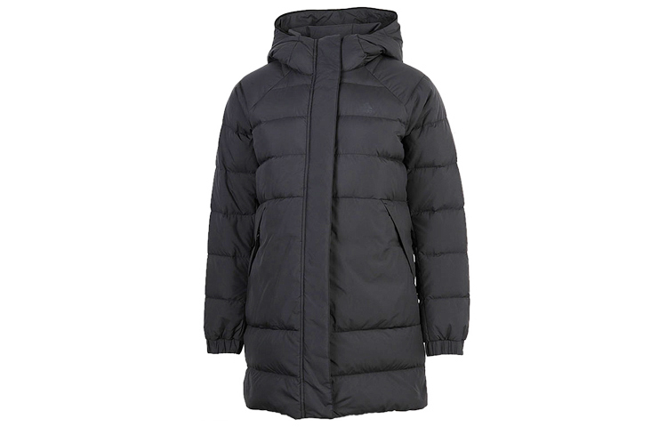 (Women) adidas Black Casual Hooded Long Sleeve Down Jacket GE9980