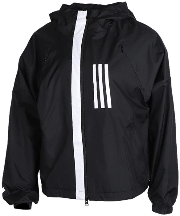 women-adidas-black-hooded-running-sports-jacket-fh-6664