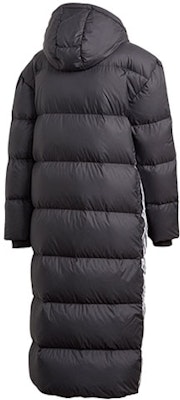 (Women) Adidas Black Long Down Winter Coat with Hood GD2498 Lookbook (Women) Adidas Black Long Down Winter Coat with Hood GD2498