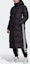 Shop (Women) Adidas Black Long Down Winter Coat with Hood GD2498