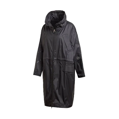(Women) adidas Black Long Sports Hoodie Jacket FU1164
