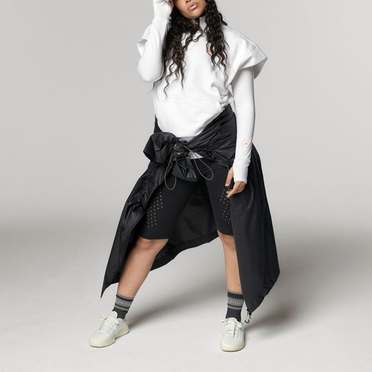 (Women) adidas Black Long Sports Hoodie Jacket FU1164 圖 9