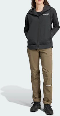 (Women) adidas Black Multi Softshell Jacket Windproof Outdoor Hiking Coat IX1487 Details for (Women) adidas Black Multi Softshell Jacket Windproof Outdoor Hiking Coat IX1487