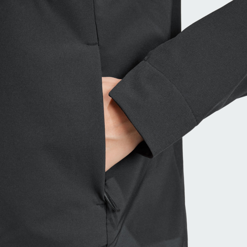 Sizing (Women) adidas Black Multi Softshell Jacket Windproof Outdoor Hiking Coat IX1487