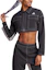 Lookbook (Women) adidas Black Outdoor Casual Crop Jacket with Chest Pocket IB4751