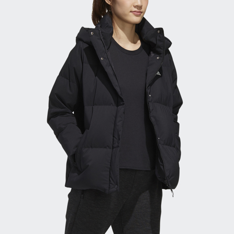 (Women) adidas Black Outdoor Short Loose Down Jacket Winter EH3985 圖 6