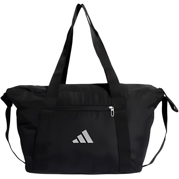(Women) adidas Black Polyester Travel Bag 30.5L with Zip Closure JE3223