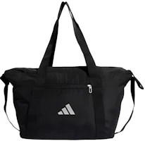 (Women) adidas Black Polyester Travel Bag 30.5L with Zip Closure JE3223 (Women) adidas Black Polyester Travel Bag 30.5L with Zip Closure JE3223