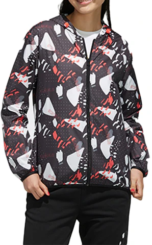 women-adidas-black-printed-hooded-sports-jacket-dw-7813