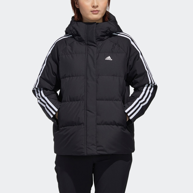 (Women) adidas Black Puff Down Hooded Long Sleeve Outdoor Jacket GP5555 圖 4
