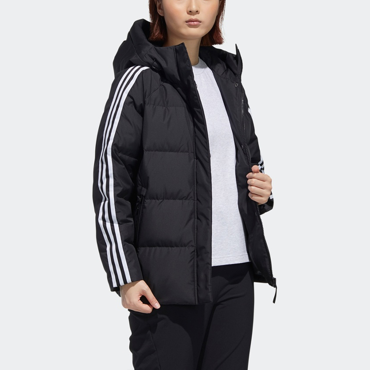 (Women) adidas Black Puff Down Hooded Long Sleeve Outdoor Jacket GP5555 圖 6