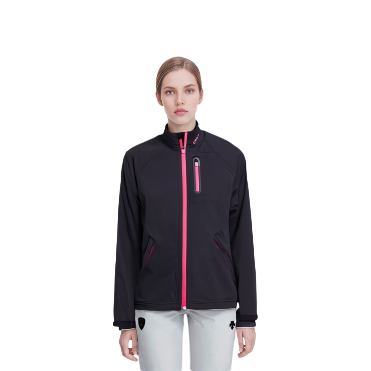 (Women) adidas Black Quick-Dry Zip Pocket High Collar Jacket HI5597 圖 7