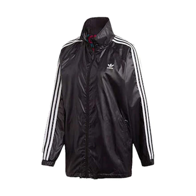 (Women) adidas Black Windbreaker Sports Training Jacket DV2655