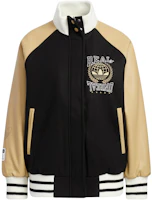 (Women) adidas Bomber Jacket College Style Vintage Colorblock HS9513 (Women) adidas Bomber Jacket College Style Vintage Colorblock HS9513