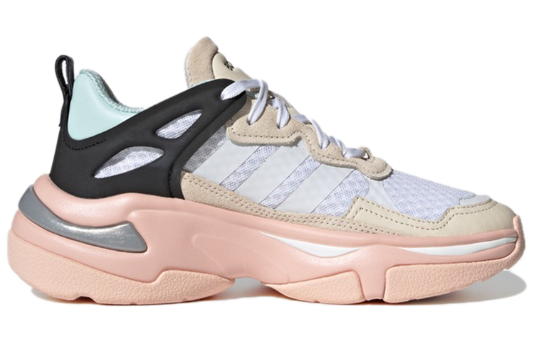 Order adidas neo Boujirun 復古運動 減震防滑 低幫 跑步鞋 女款 米粉藍拼色