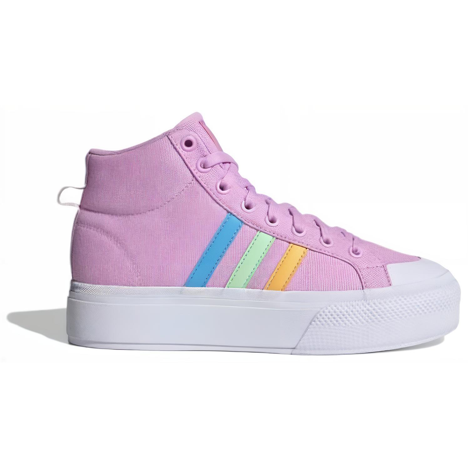 (W) adidas Bravada 2.0 Platform Mid 'Multi-Color Stripes' 圖 2
