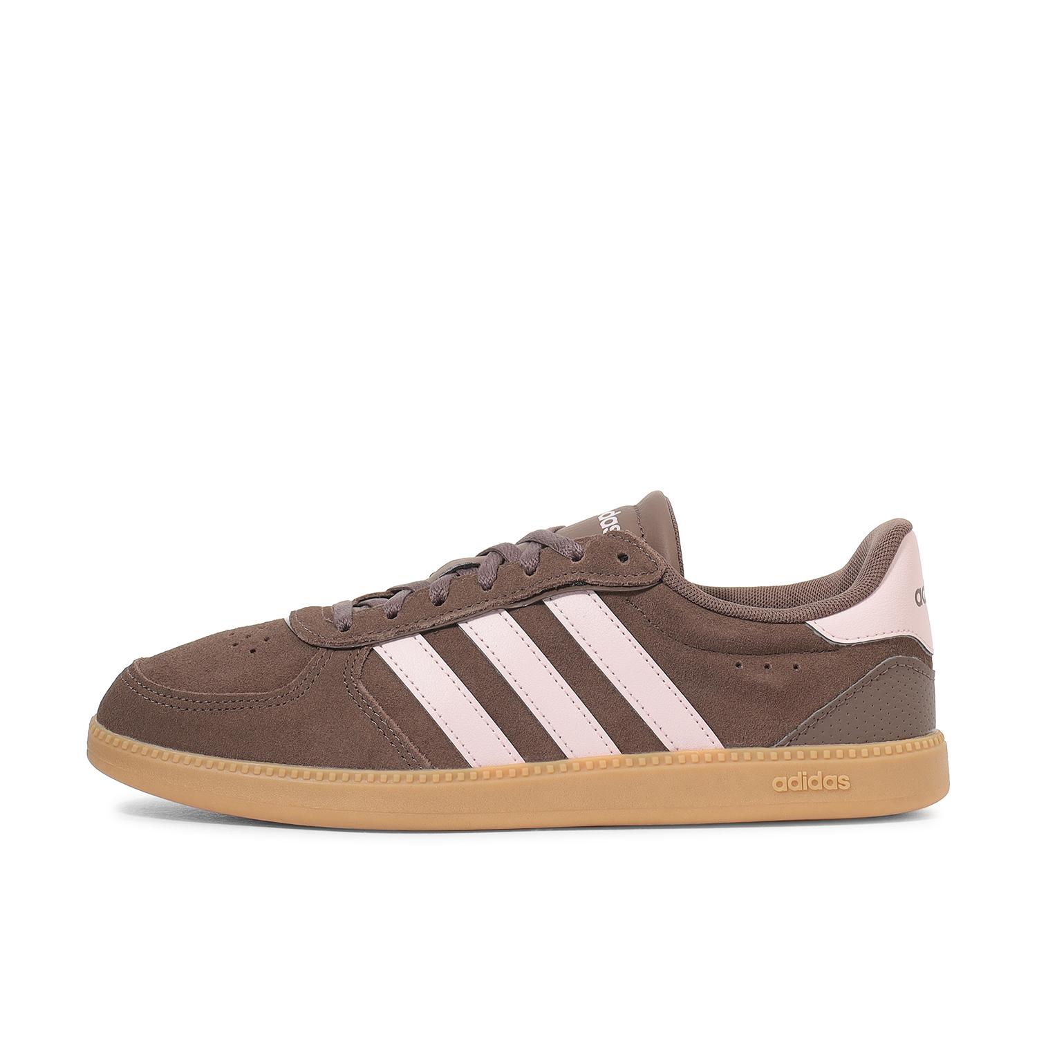 (Women) adidas Breaknet Sleek Suede Earth/Clear/Gum3 IH1372