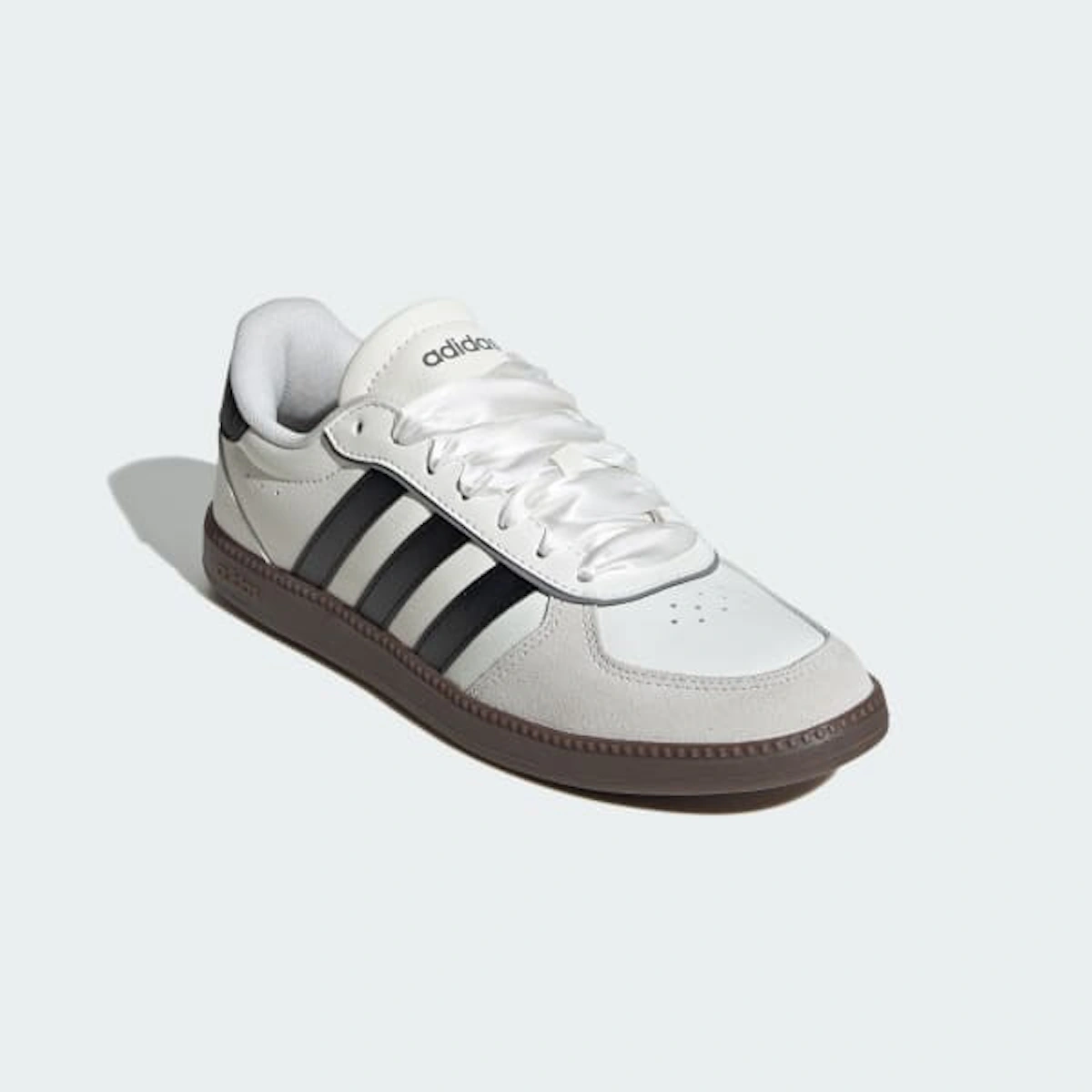 (Women) Adidas BreakNet Slick Sneakers Core White/Core Black/Grey Three
