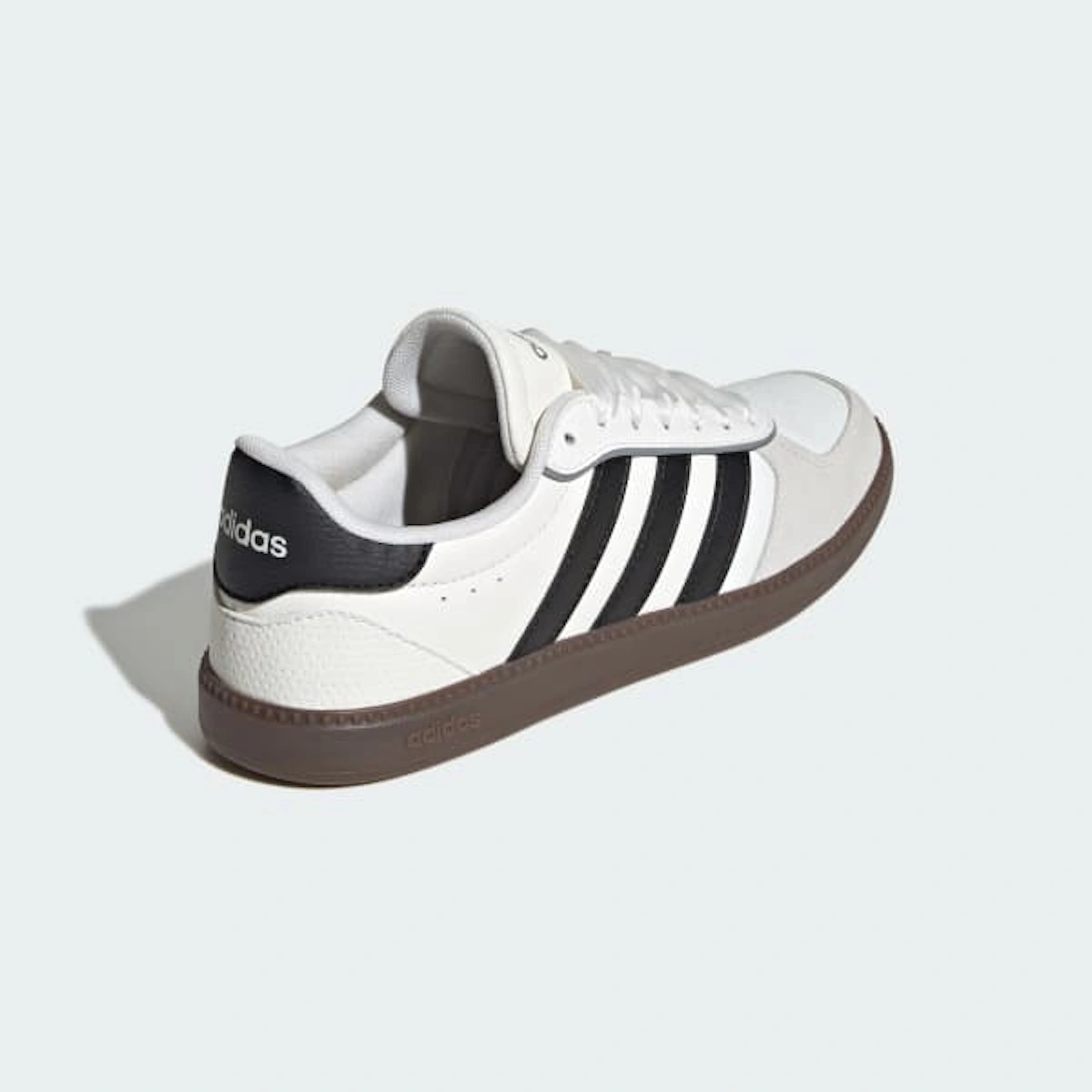 (Women) Adidas BreakNet Slick Sneakers Core White/Core Black/Grey Three