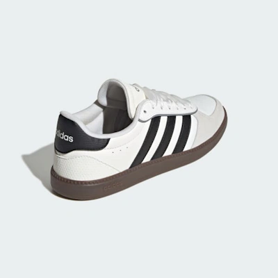 (Women) Adidas BreakNet Slick Sneakers Core White/Core Black/Grey Three