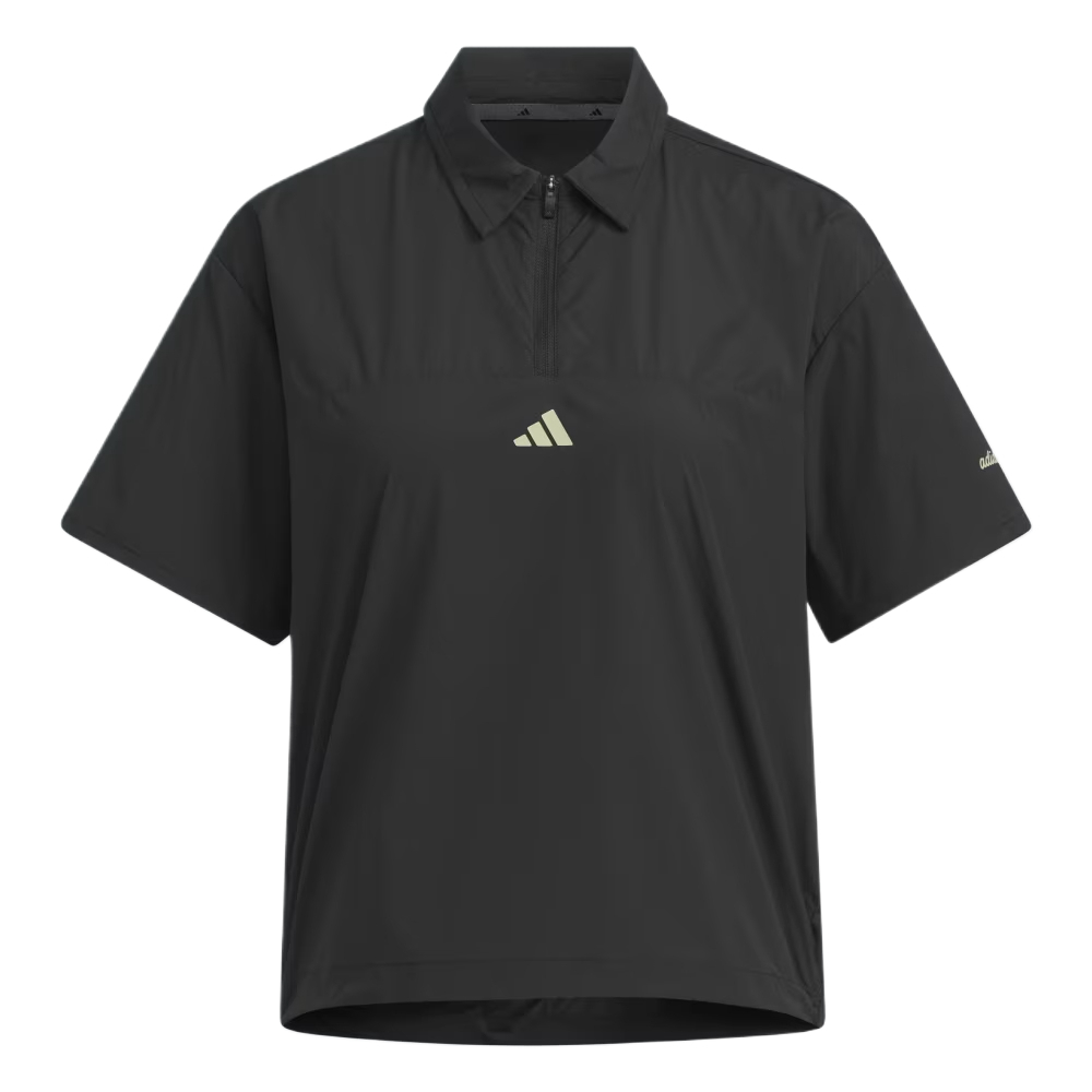 (Women) adidas Breathable Soft Woven Golf Shirt Short Sleeve KB4730