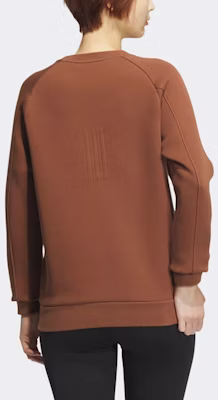 (W) アディダス ブラウンクルーネック長袖スウェットシャツ ロゴデザイン入り JE8615 Purchase (W) アディダス ブラウンクルーネック長袖スウェットシャツ ロゴデザイン入り JE8615